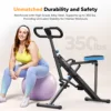 MERACH R07 Squat Machine 2in1 Squat Rowing Machine Easy Setup Foldable Exercise Equipment Glute Trainer Machine Glutes Leg Home Fit