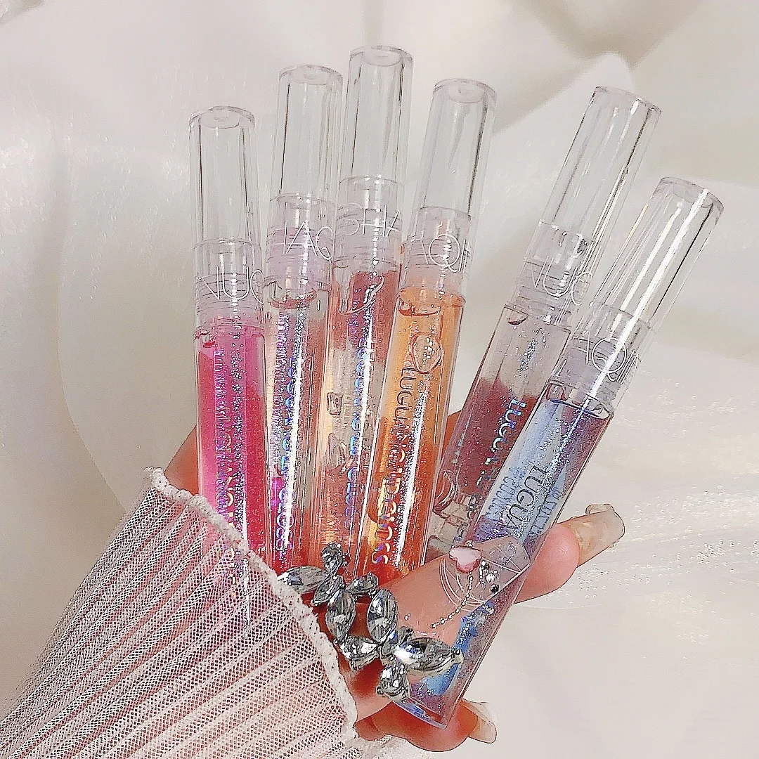 Description Picture 6 of itemLip Gloss Rich Micro-glitter Moisturizing And Hydrating Mirror Lip Glaze Lip Balm Colored Lipstick With Flash