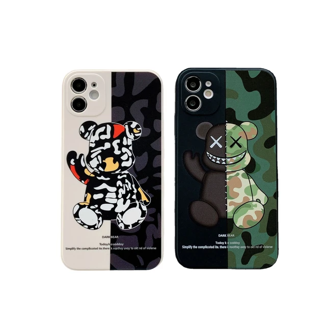 Luxury Designer iPhone Case Cool Bear for iPhone 15 Pro Max 