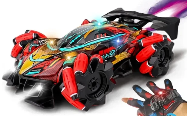 ZWN F1 RC Drift Car With Music Led Lights 2.4G Glove Gesture Radio Remote Control Stunt Cars 4WD Electric Children Toy vs Wltoys photo review