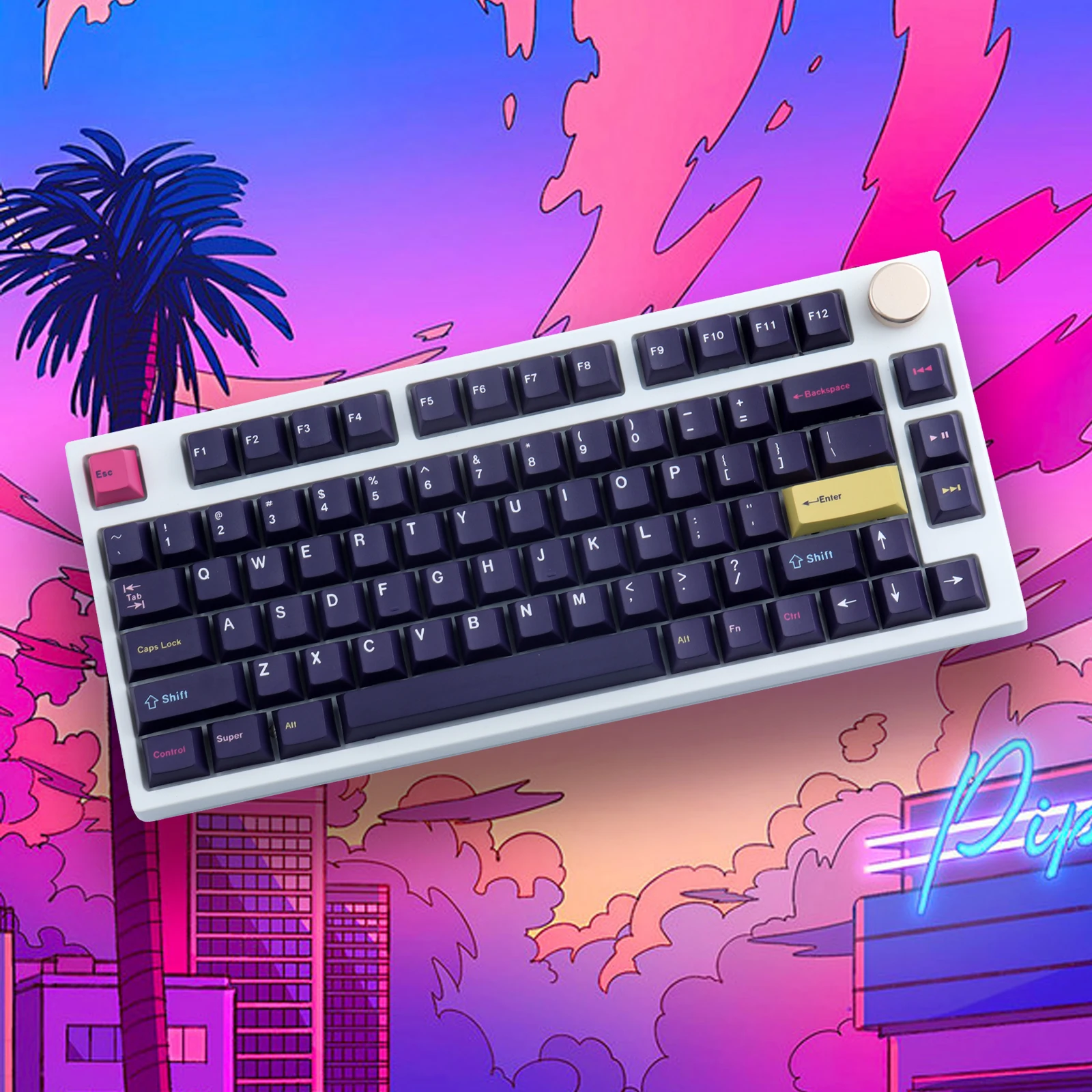 Teclas Future Future Cherry Profile Profile Dye-sub Dye Teclas para Teclado Mecânico Personalizadas g-