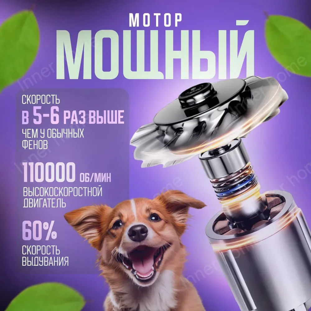 LSQ-A3 High-Power Pet Hair Dryer Silent Energy-Saving Neck Hanging Portable Hair Pulling Machine for Dogs Quick Drying Beauty Hair Dryer Pet Hair Dryer