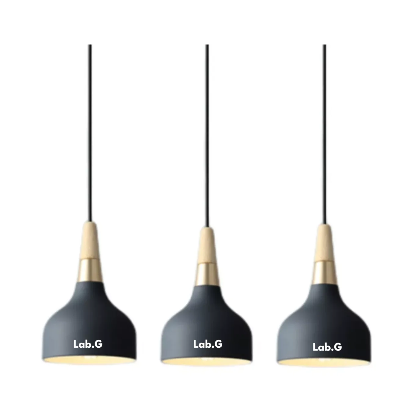 Lámparas Colgantes Modernas Para Restaurante Lab.G Bar Café, 3 Pie