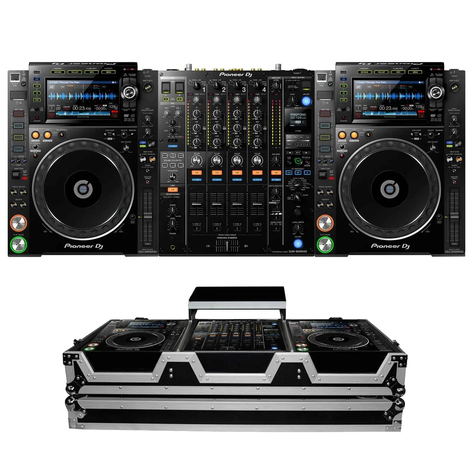 

Best Quality-Piioniere DJ Set 2x CDJ 2000 Nexus2 NSX2 2 1x DJM 900.