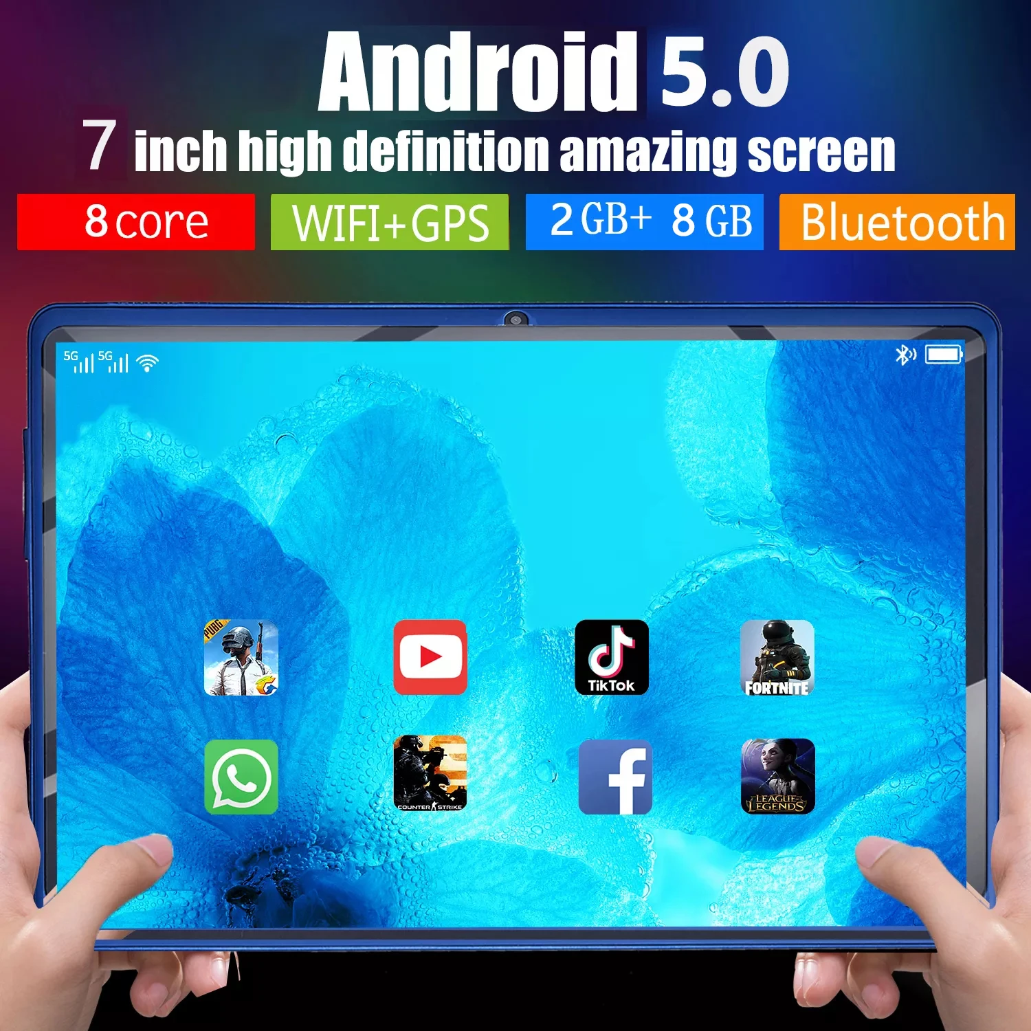 2023 New AD88 Tablet Android 5 2500mAh Smart tablet Global Version 7inch tablette  2GB RAM 8GB ROM  tablets