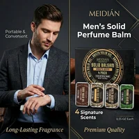 Ensemble de parfums solides parfumés frais pour hommes et femmes, portables, pouvant être appliqués sur le poignet et le cou, émettant une fragrance fraîche 2