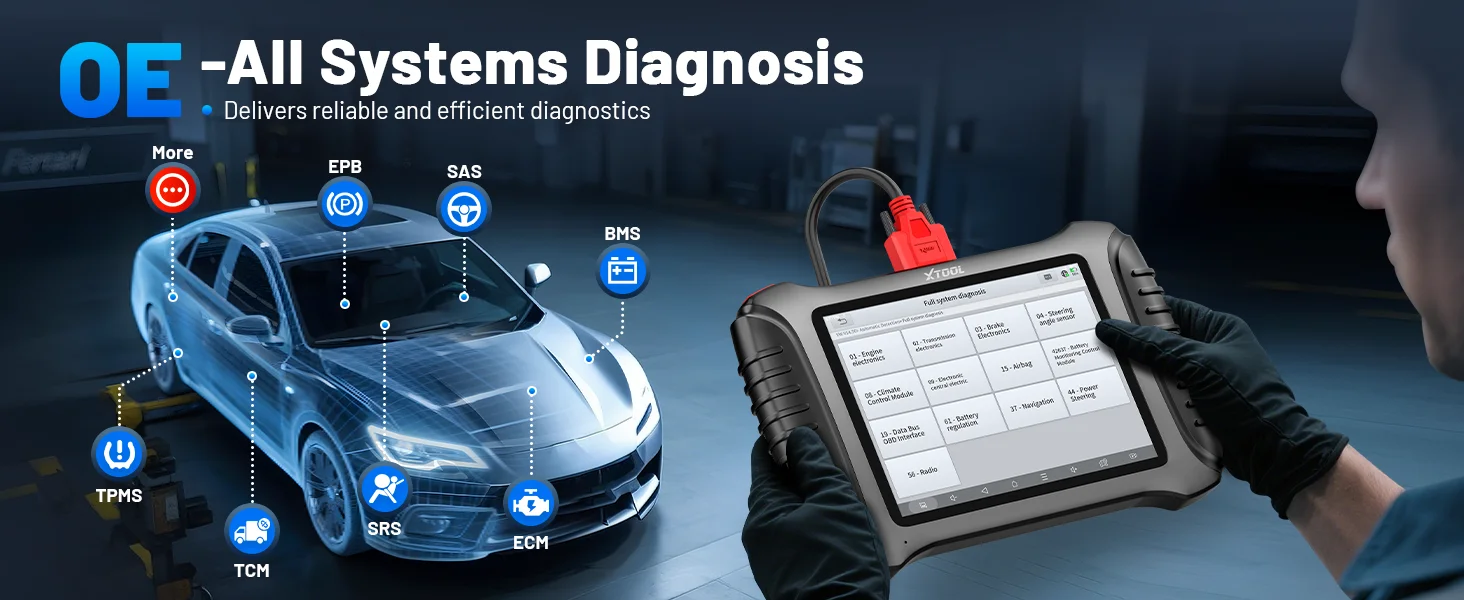 XTOOL IP900 Kfz-Scanner 2026: Diagnosegeräte mit 41 Funktionen, OBD2-Scanner, Steuergerätecodierung, 3 Jahre kostenlose Updates, FCA AutoAuth, CANFD & DoIP, Vor- und Nachscan, im Vergleich zum XTOOL D8S – Detail 3