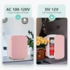 ICYGLEE Car Refrigerator 4L Mini Refrigerator Refrigeration and Heating Heating Storage Cold and Warm Insulation Box for Bedroom 5