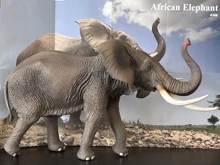 Pnso-アフリカゾウのおもちゃ,長さ35cm,象の大部分 - AliExpress