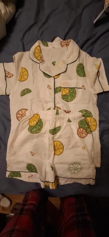 Kitten Short Sleeve Cotton Pajamas photo review