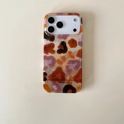 Leopard Print Tinfoil Lanyard Phone Case - Trendy Shockproof Protective Cover - iPhone 14 or13 (AB541 - 1)