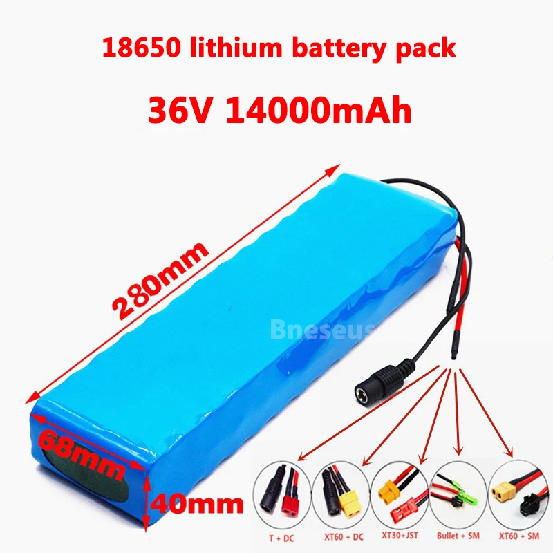 

10S3P 18650 Battery Pack 36V 14000mAh Battery 500W Electric Scooter Lithium Electric Bike Battery Rechargeable Li-ion Battery