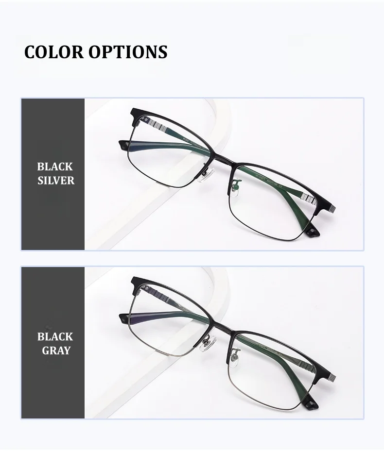 Chashma Unisex Full Rim Polygon Square Titanium TR 90 Eyeglasses 703312 Image 8