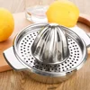 Mini stainless steel manual lemon juicer, orange extruder, fruit press, household juicer, suitable for a variety of citrus fruit