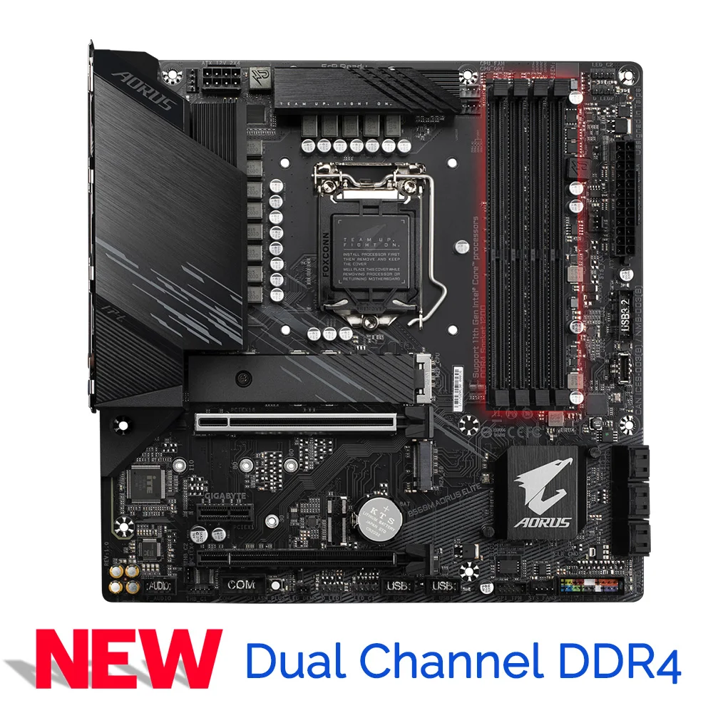 LGA 1200 Gigabyte B560M AORUS ELITE Motherboard 1200 10th/11th-Gen ...