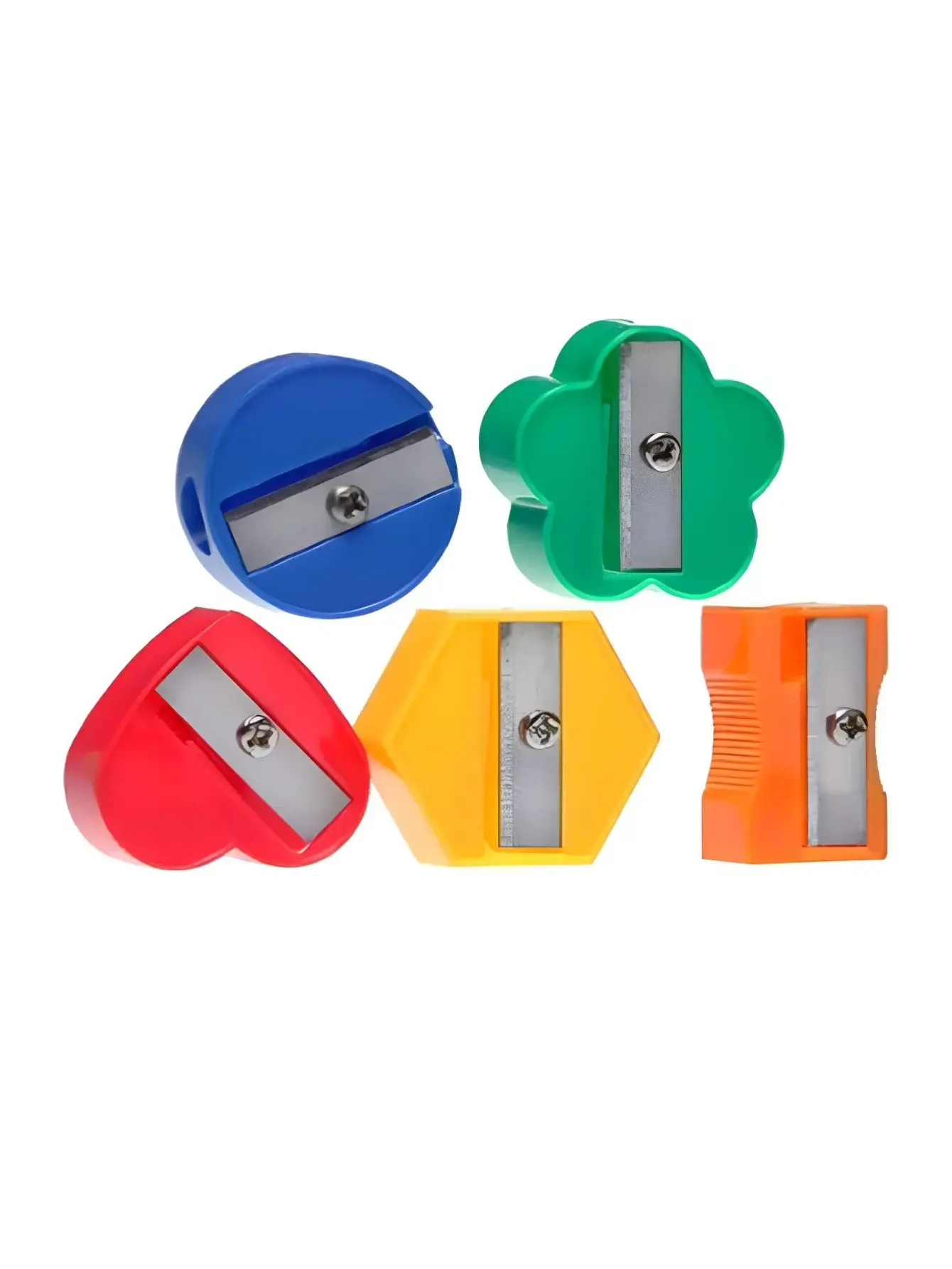 30pz De Sacapuntas Colores Y Modelos Mixtos Escolares