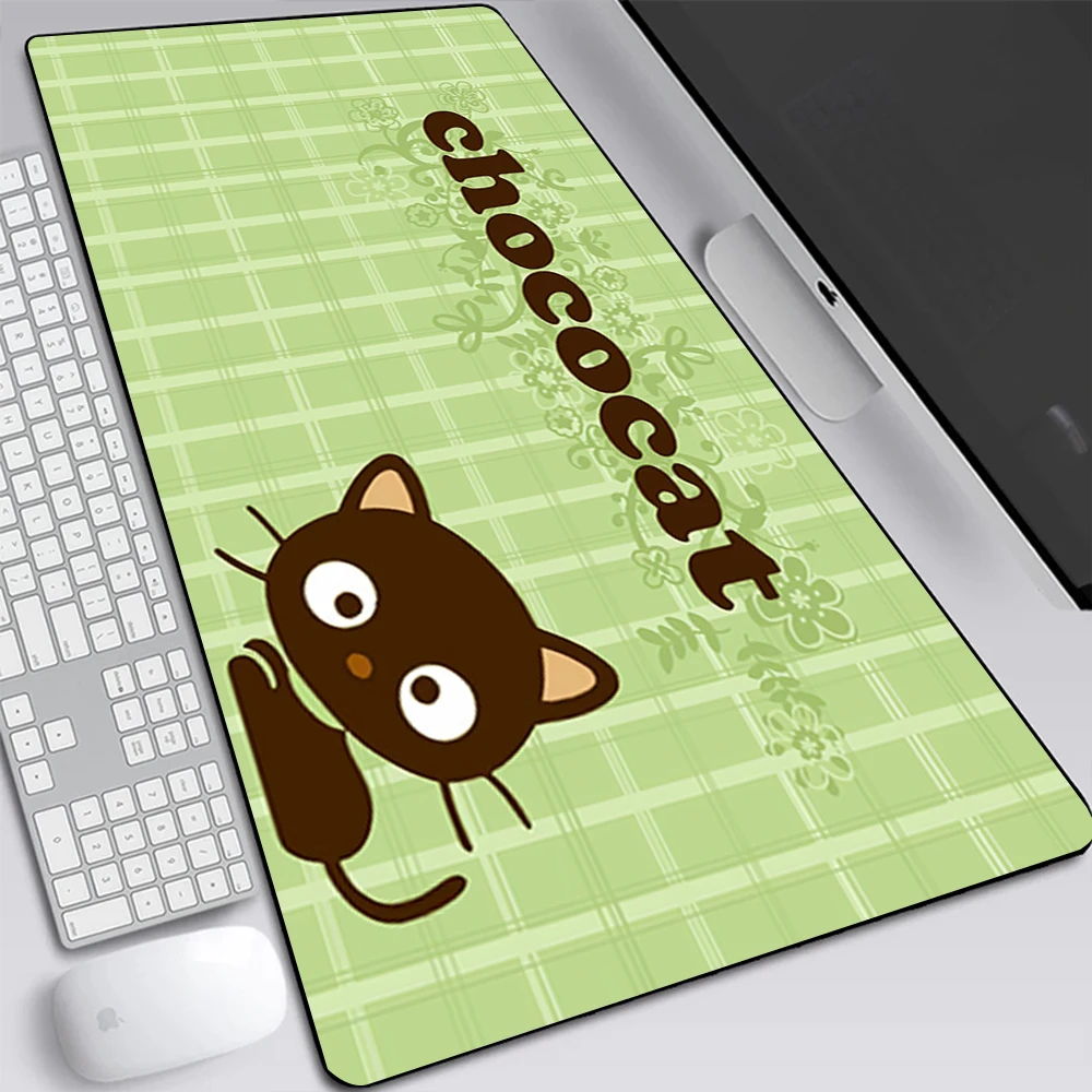 Cute Chococat Gaming Mouse Pad Large Mouse Pad PC Gamer Computer Mouse Mat  Big Mousepad XXL
