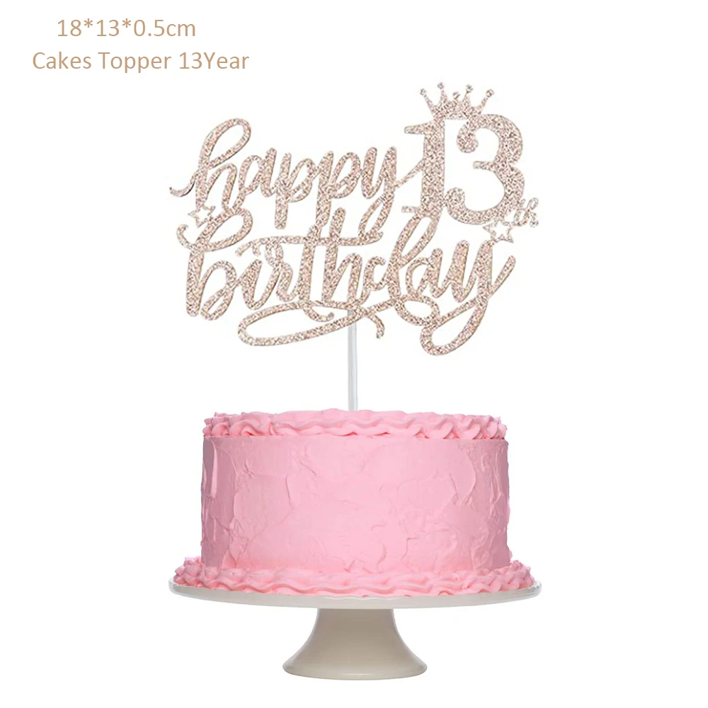 Cake topper 30 ans rose gold - Gateau anniversaire 30 ans