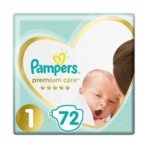 Подгузники Pampers Premium Care Newborn 1, 2 5 кг, 72 шт.|Floor Cleaner| -  AliExpress