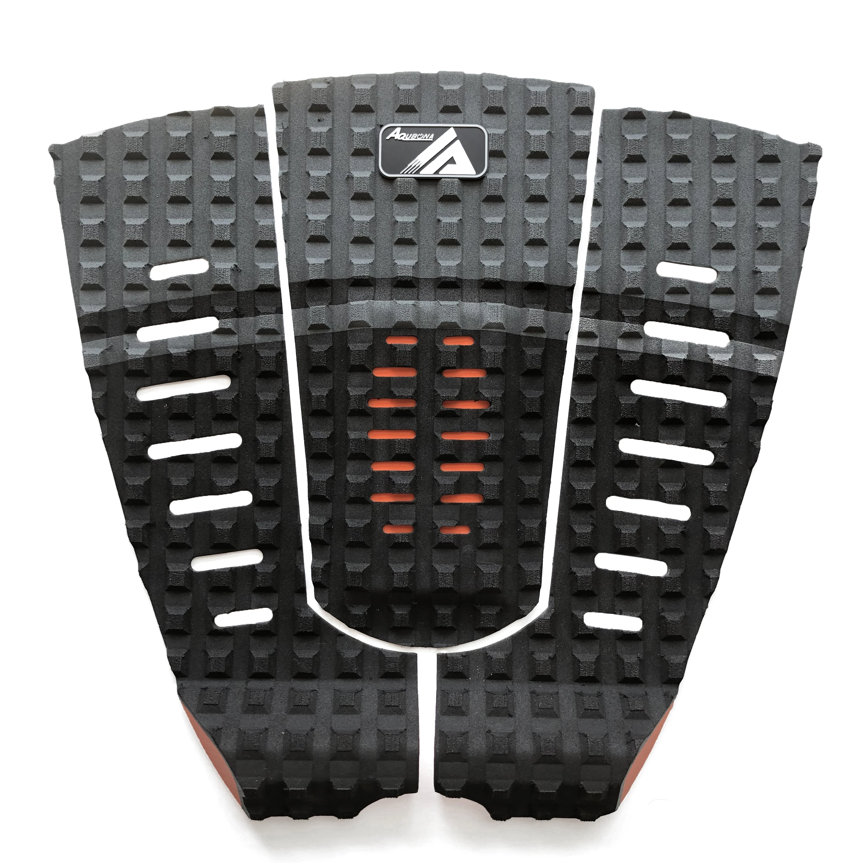 Surfboard Traction Pad 3 Piece EVA Surfboard Deck Traction Pads with Kicker for Stomp Skimboards Applies All Boards Multiple Color Choices