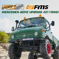 FMS Fcx24 Unimog 421 Rc Car 1/24 RTR 2.4G Simulation 4WD Climbing Truck Model Electric Off-Road Vehicle Adult Boy Toy Gift 1