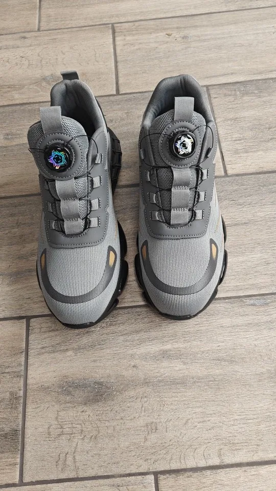 Men's Safety Work Boots with Steel Toe and Air Cushion Sole