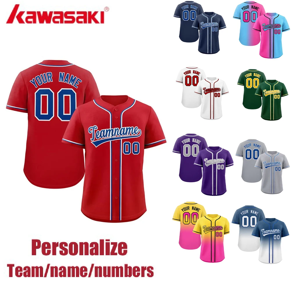 Men Baseball Jersey Unisex jersey baseball Team Shirt Print Person Name Number Stripe Hip Hop Sportswear Baseball T-shirt baseball jersey