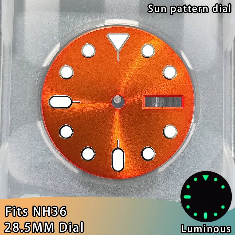 Sterile Luminous Double Calendar Watch Dial - 28.5mm Accessories