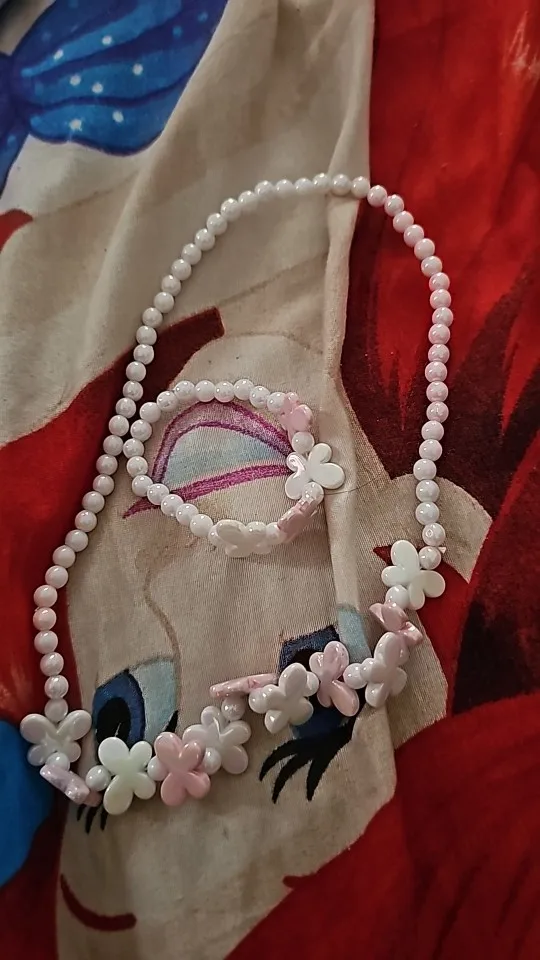 Butterfly Beaded Long Necklace photo review