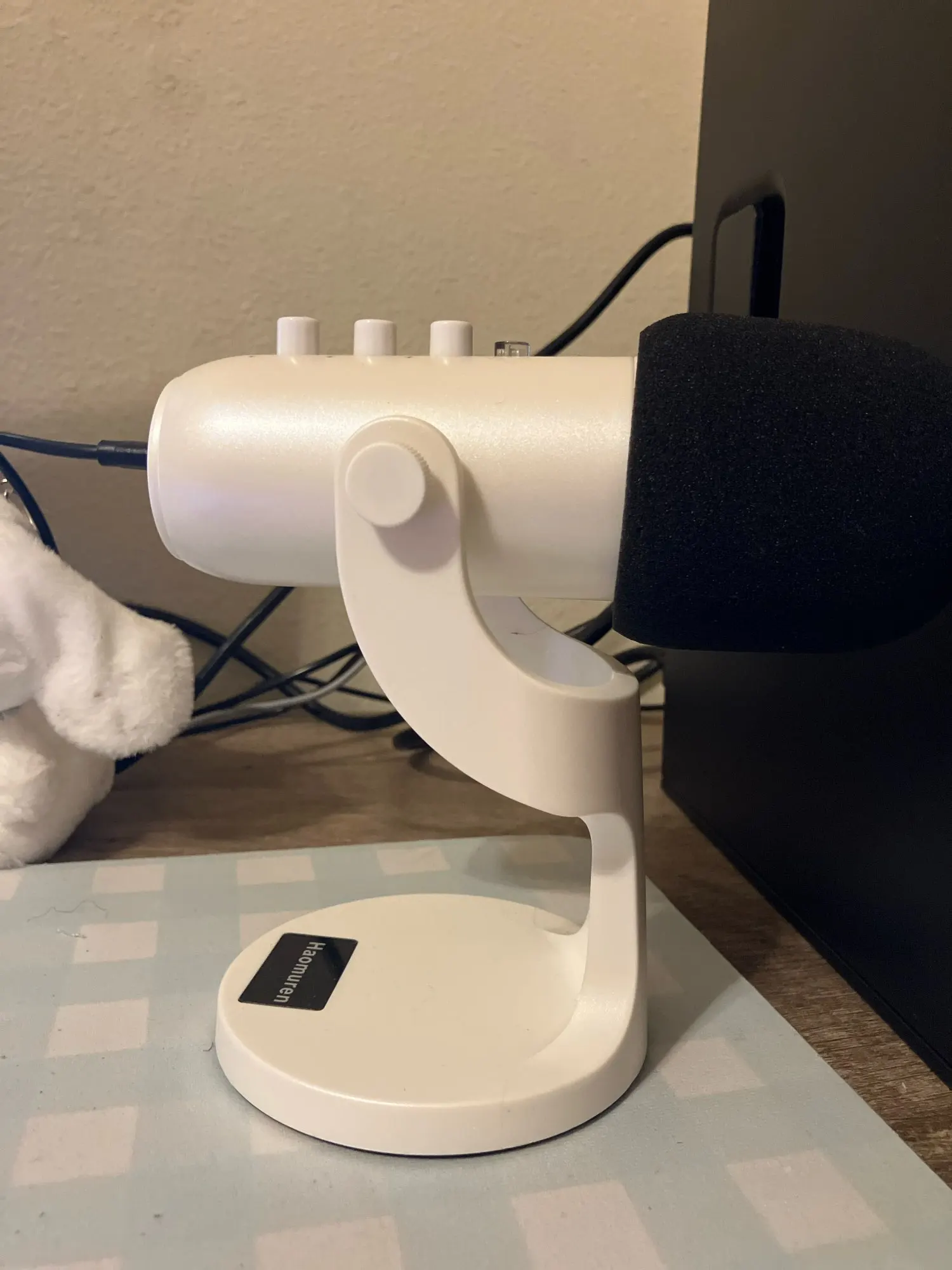 Haomuren Professional White USB Condenser Microphone Studio