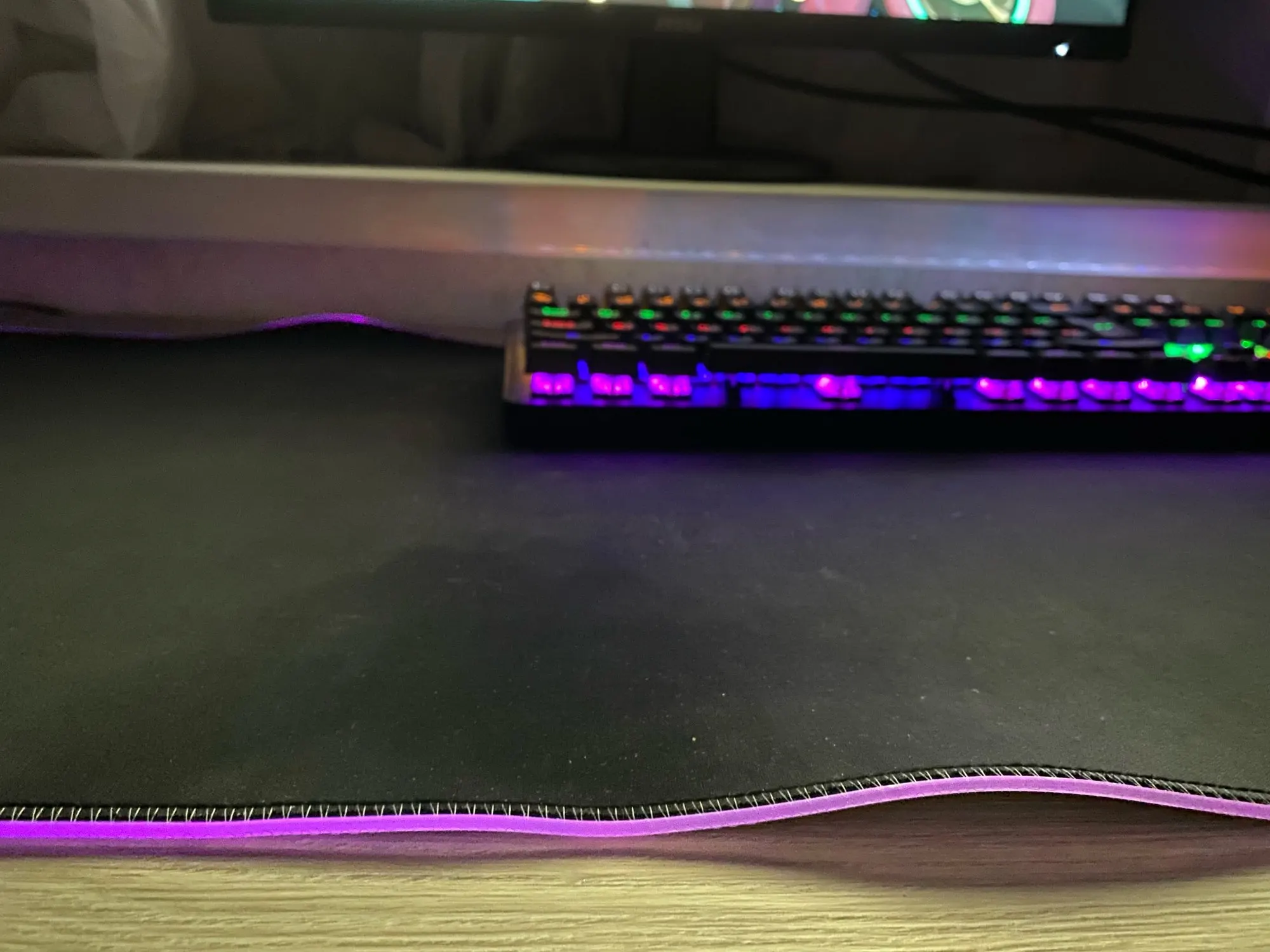 Игровой коврик для мыши с RGB-подсветкой | AliExpress