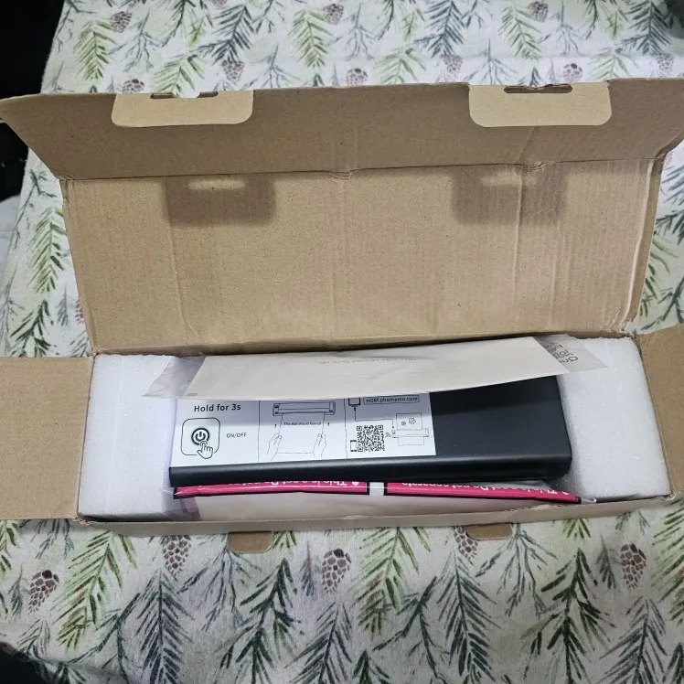Attachment image review on M08F A4 Portable Thermal Printer