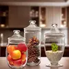 Plastic Apothecary Jars, 3-Piece Set (52/46/46 oz), Acrylic Jars with Lids, Bathroom Canisters, Candy Buffet, Wedding Display 3