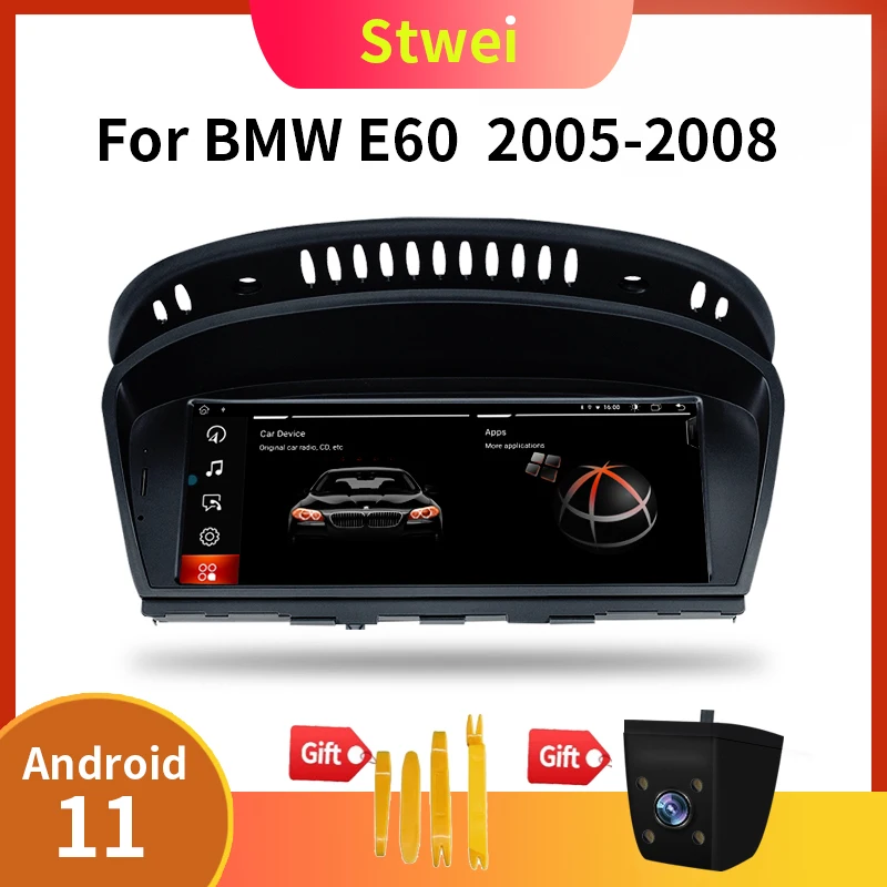 Автомобильный видеоплеер BMW 5 Series 8 дюйма заводская цена Android 11 Carplay умная