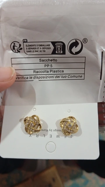 Light Luxury Zircon Stud Earrings photo review