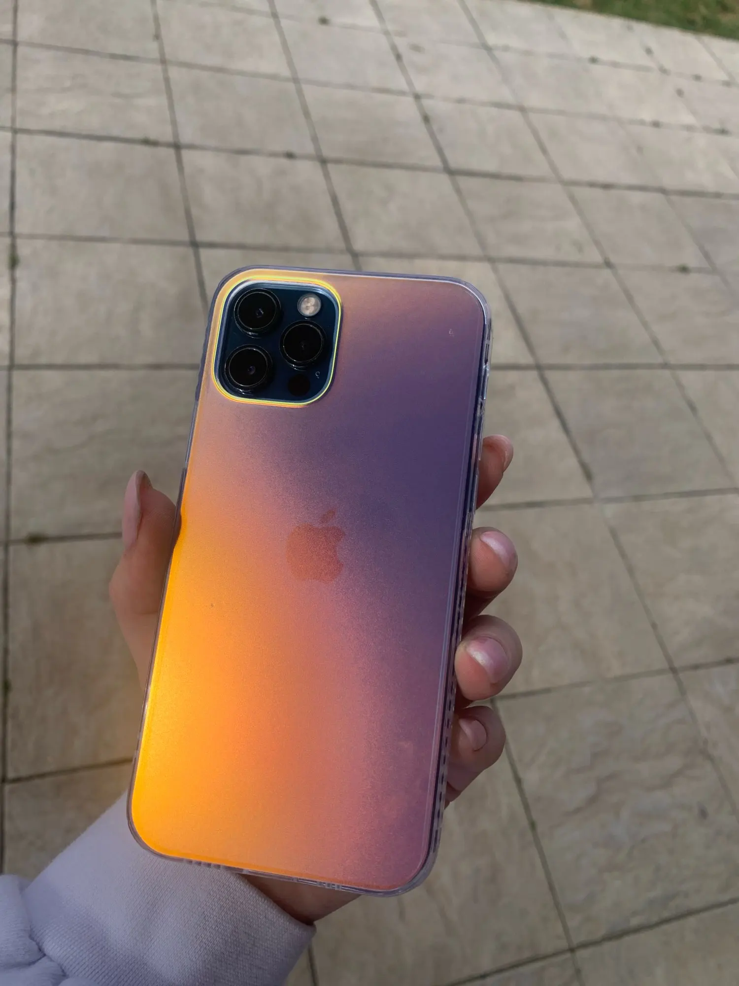 Luxury Matte Laser Aurora - Case for iPhone photo review