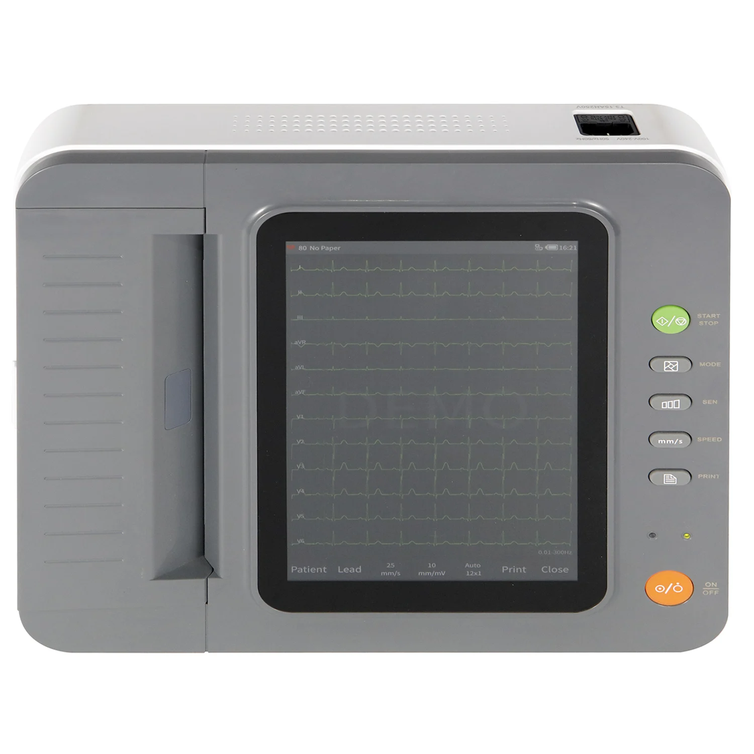 CONTEC E12 electrocardiograph 12-lead ECG thermal printing system HD screen