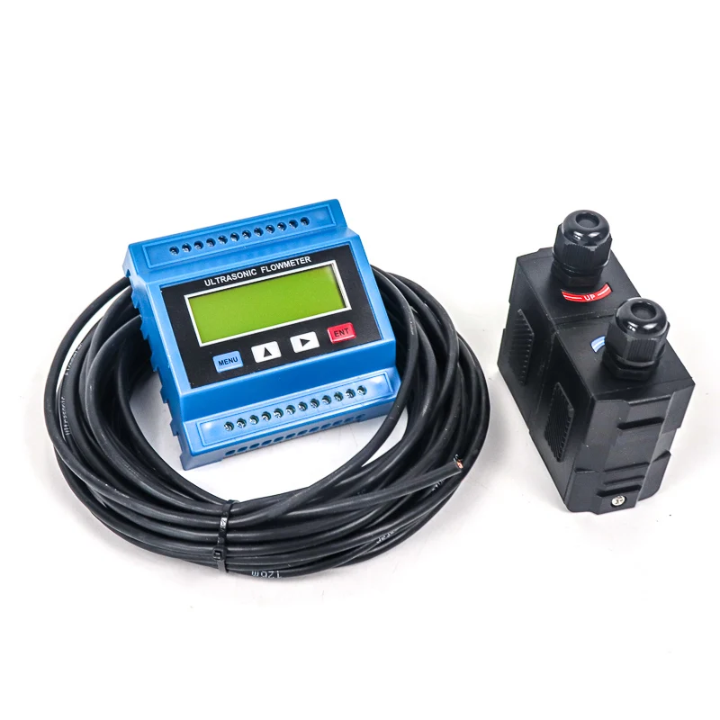

DN50-700mm PVC Pipe 1.0% Accuracy Clamp On Modular Type Ultrasonic Digital Liquid Water Flow Meter