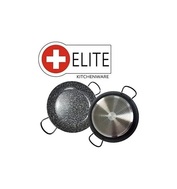 Paellera valenciana inducción Elite KitchenWare Gastro-therapy 34 CM -  AliExpress