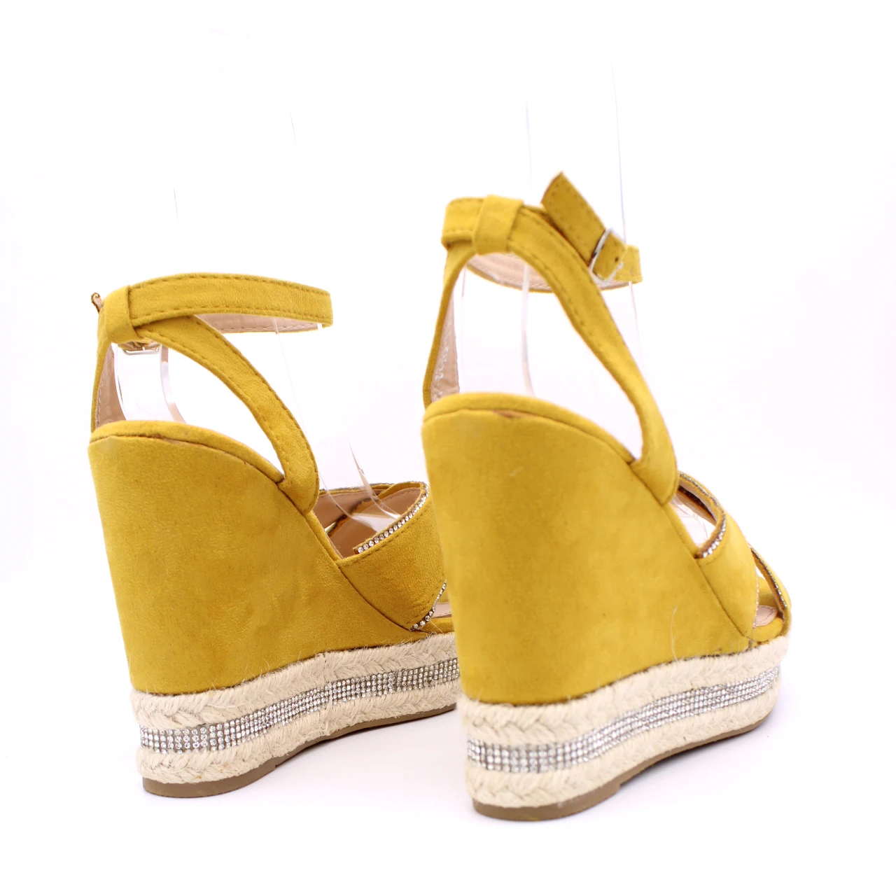 Soraia Glitter Wedge Sandal - Wearing Style 3