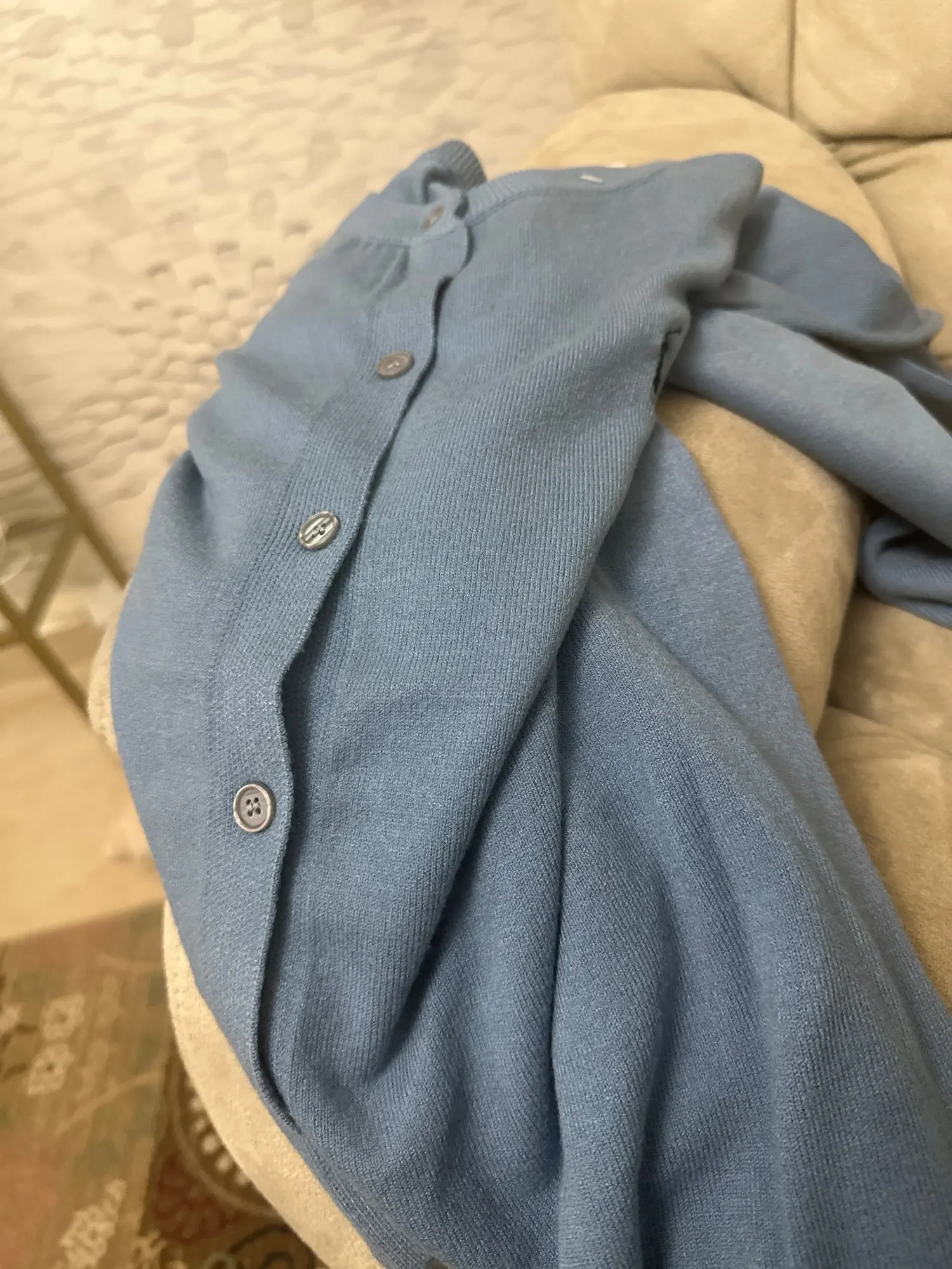 2023 Autumn/Winter Women's New Cashmere Embroidered Cardigan Women's O-neck Trendy Embroidery Soft Solid Color Soft Comfortable photo review
