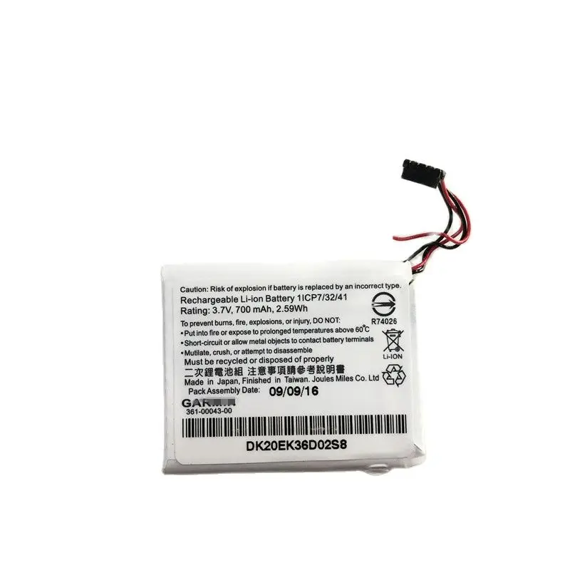 Batteria Di Ricambio 361-00043-00 Per Garmin Edge 820 Edge 520 Edge 520 Plus 500 200 205 Batteria Per Computer Da Ciclismo