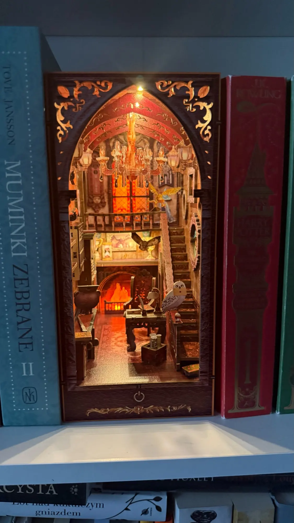 Maquette Book Nook Magic Academy - Serre-livres décoratif - 23,6cm