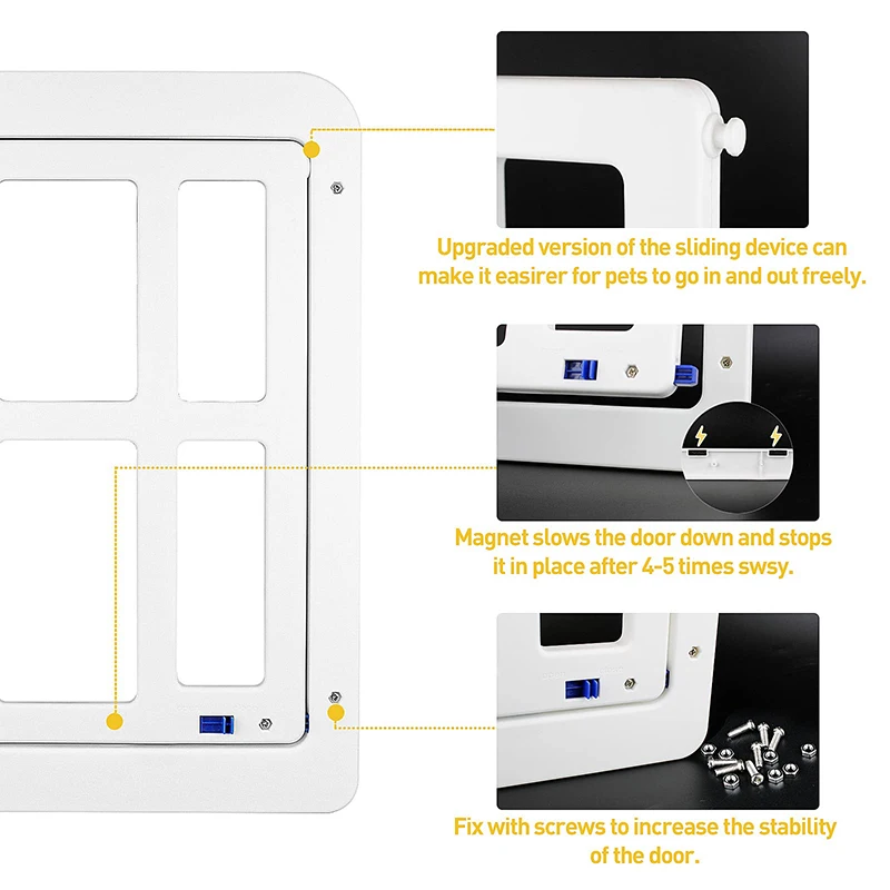 Sliding Screen Doors Pet Door Built Sliding Screen Dog Door Built