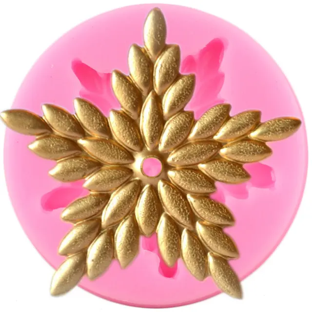 Rózsa Virág Szilikon Formák Megkönnyebbülés Torta Bordant Fondant Sütemény Díszítő Szerszámok Íj Cupcake Topper Sütés Csokoládé Cukorka Agyag Penész - Image 2
