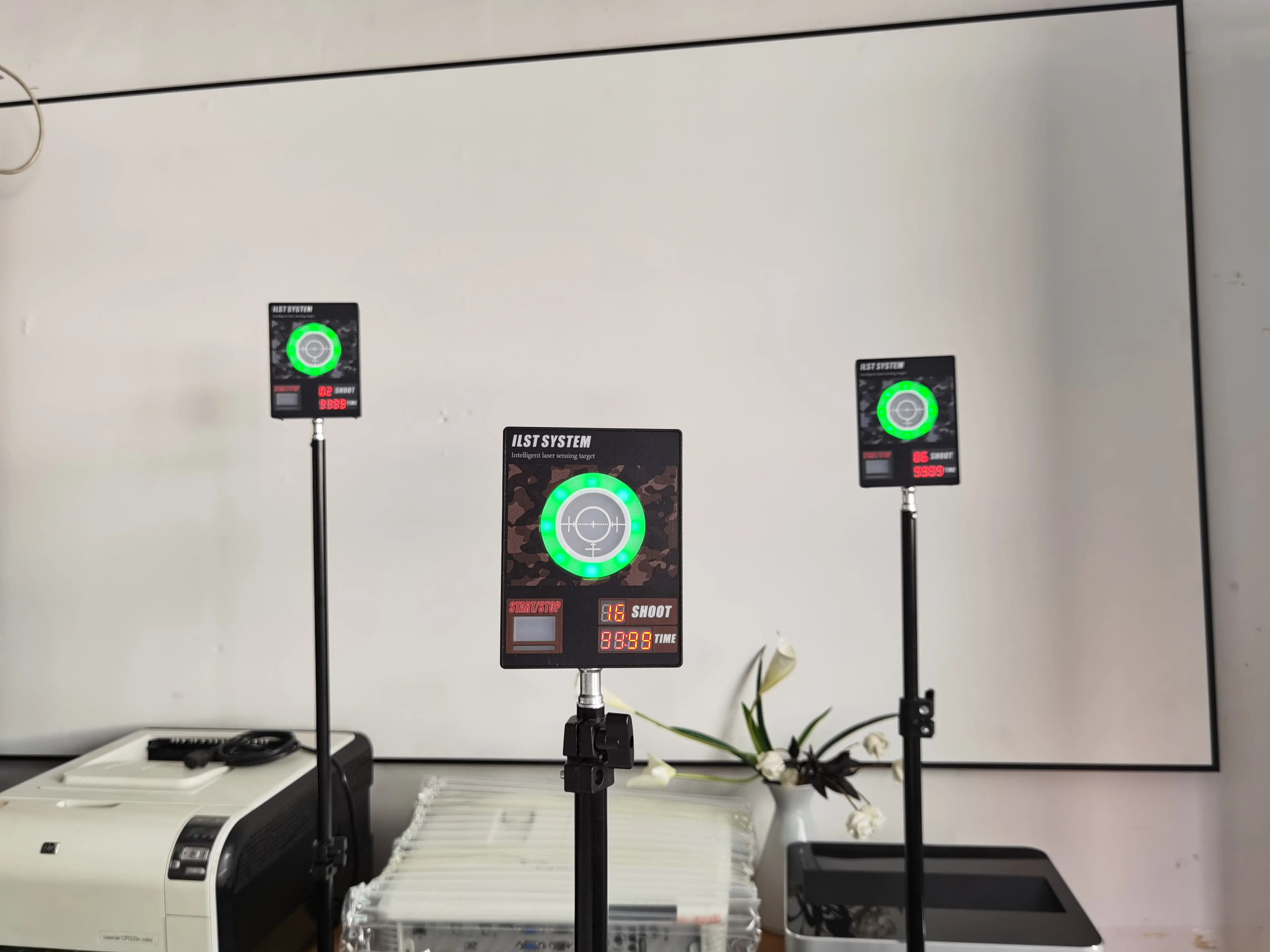 Laser Training Target Dry fire Practice Synchronized Training with Announcing Function Accuracy Target laser training target