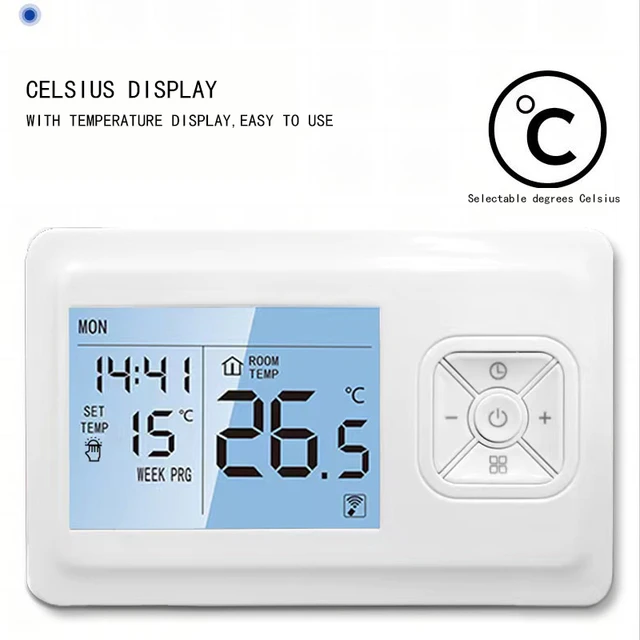Wifi Smart Thermostat With Receiver Wireless Programmable Thermostat Controller for Gas Boiler Water Heating APP Voice Control - Image 4