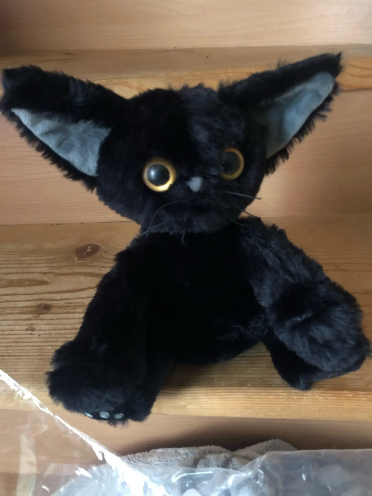 Black Cat Plush Toy, customer photo