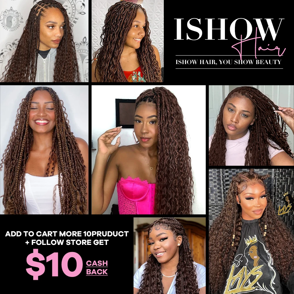 Human Braiding Hair 4 Deep Wave Chocolate Brown For Braiding