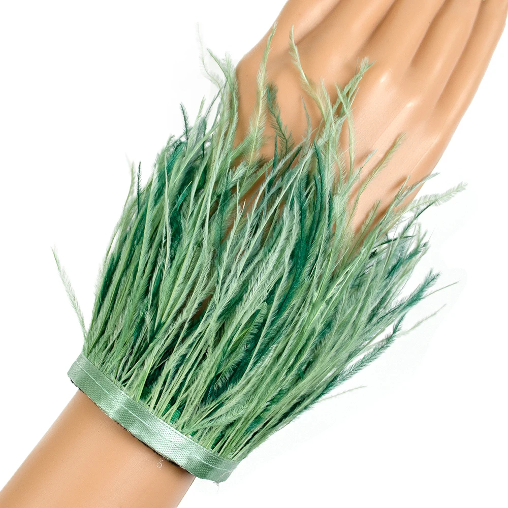 2pcs-fashion-green-ostrich-feather-cuff-bracelet-10-15cm-long-feather-wrist-cuffs-snap-for-women-girls-kids-clothing-accessories